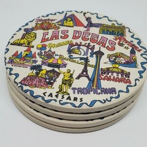 Vintage Las Vegas Themed Coasters